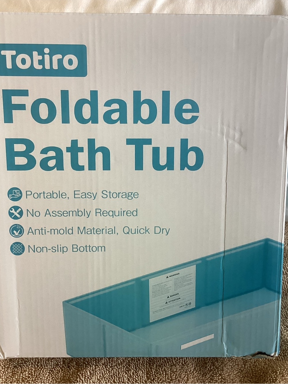 Foldable Baby Bath Tub NEW